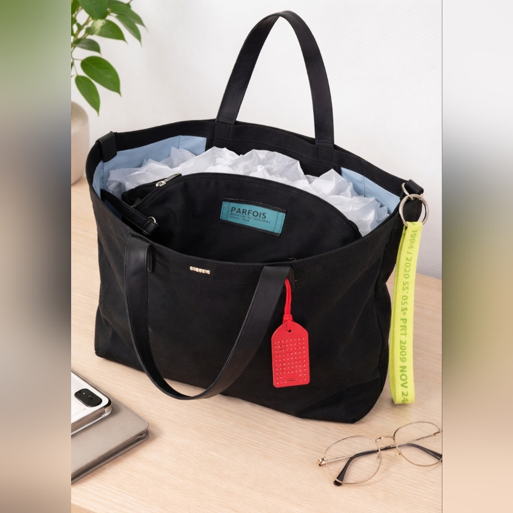 Parafois Large Black Tote